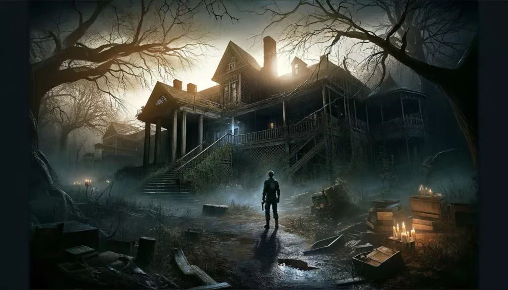 Кадр из игры Resident Evil 4 